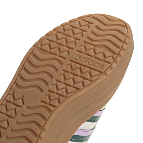 Image of adidas Womens Vl Court Bold Lace Up Sneakers Shoes Casual - Pink