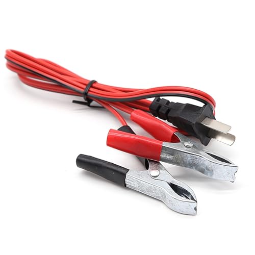 WheatThrive Câble de charge de batterie pour générateur, 12 V DC, 1,2 m de type V avec clips, pour générateurs onduleurs Predator, Champion, Yamaha