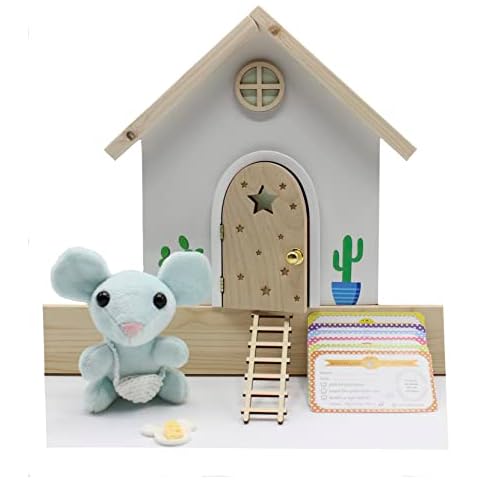 Qué Kawaii® Casita mágica rodapié con Puerta Que Brilla y Ventana Que Brillan en la Oscuridad Cover