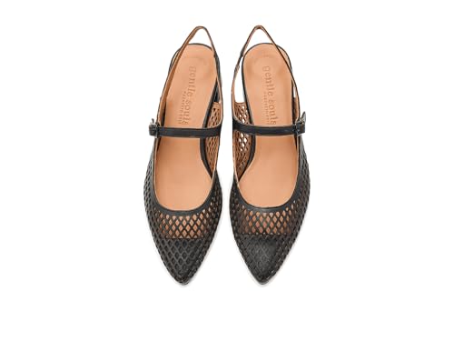 Gentle Souls by Kenneth Cole, Women, Gladys Perf, Black Leather, 10, Medium by Gentle Souls by Kenneth Cole - Used condition - Image 4