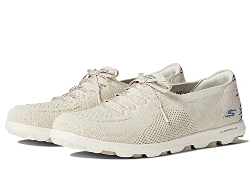 Skechers Women's ON-The-GO 2.0-Knit Boat Shoe, Natural, 5.5