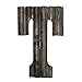 Farmhouse Rustic 12" Wall Decor Corrugated Metal Letter -T
