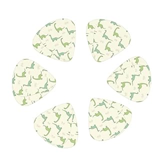 Ensemble de 12 médiators de guitare dinosaure pour guitare acoustique, guitare électrique, contrebasse, ukulélé - Les Beatles, Paul McCartney, John Lennon, RIngo Starr, George Harrison Ensemble de 12 médiators de guitare dinosaure pour guitare acoustique, guitare électrique, contrebasse, ukulélé – Image 2