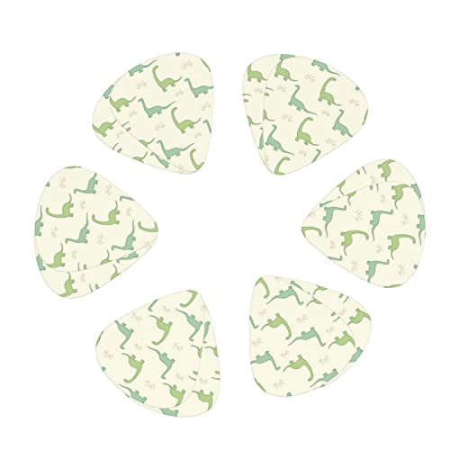 Ensemble de 12 médiators de guitare dinosaure pour guitare acoustique, guitare électrique, contrebasse, ukulélé - Les Beatles, Paul McCartney, John Lennon, RIngo Starr, George Harrison Ensemble de 12 médiators de guitare dinosaure pour guitare acoustique, guitare électrique, contrebasse, ukulélé – Image 3