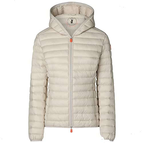 Save The Duck Damen Steppjacke DIZY Hooded Jacket rainy beige - 44