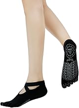 Pilates Yoga Socks, 5 Toes, Non-Slip, Breathable, Durable, Antibacterial, Odor Resistant, Cooling / Sweat Protection, Ballet, Sports Wear