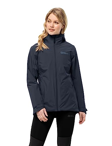 Jack Wolfskin Damen Glaabach 3-in-1 W Jacket, night blue, XL EU