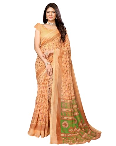 Image of Yashika Linen Blend Womens Saree