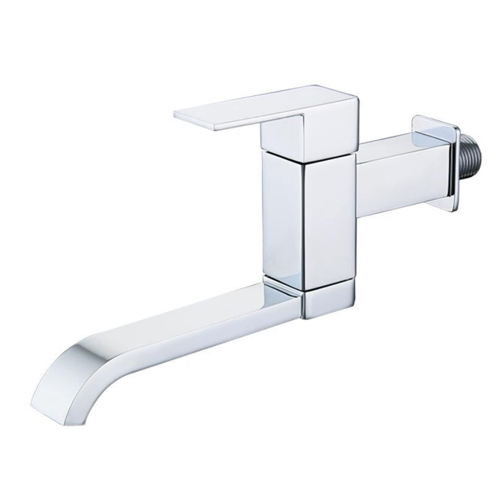 Robinet pulvérisateur pivotant en laiton chromé pour lavabo de salle de bain