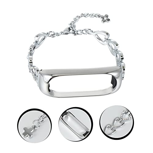 Bracelet de montre métallique cœur Uonlytech au design spatial chic