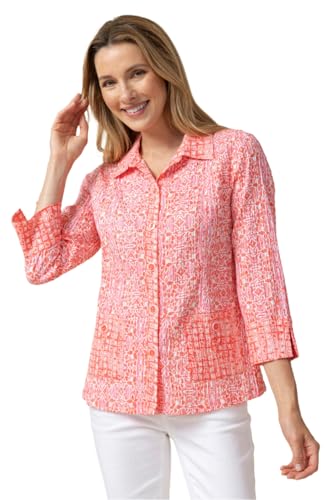 Habitat Women's Crinkle Cotton Shorefront Shacket - 40528