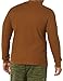 Amazon Essentials Long Sleeve Waffle Henley Shirts for Men, Slim-Fit, Light Brown, Large