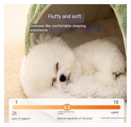 Cama para gatos suave para perros pequeños que sufren frío en exteriores 4