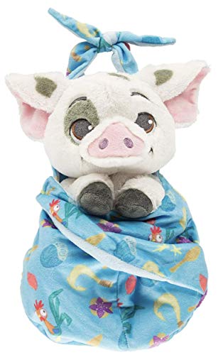 Disney Parks Baby Pua Pig From Moana In A Pouch Blanket Plush Doll