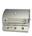 Bull Steer Premium 24-Inch 3-Burner Built-In Grill (BG-69009), Natural Gas