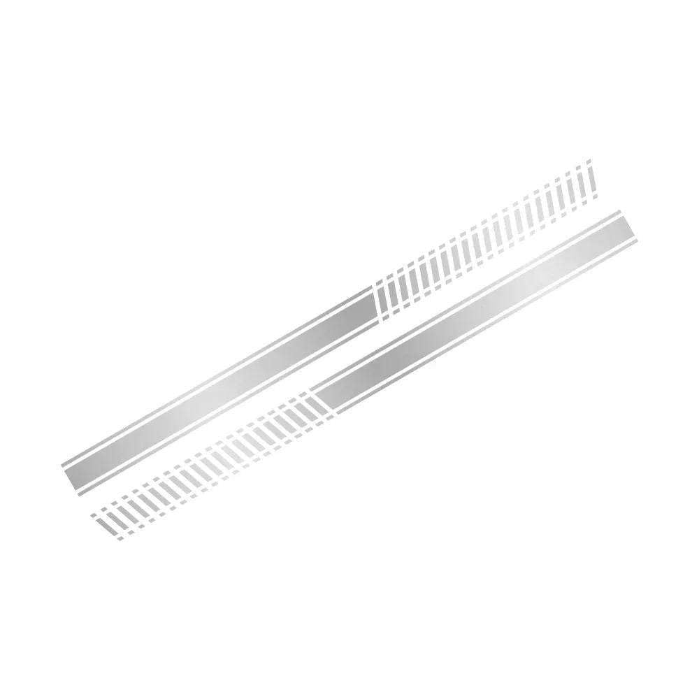 2PCS Car DIY Decals Side Racing Stripe Sticker Trims Graphics Accessories,for Audi A3 8P 8V 8Y S3 RS3 Sedan Sportback TFSI TDI