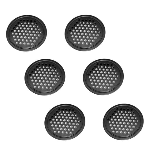 0XBIT Round Ventilation Grilles, 6 Pieces Exhaust Grille, 60