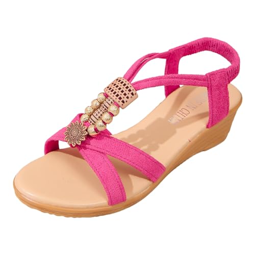 Sandales d'été plates pour femme : mocassins de danse et style romain ultra légers