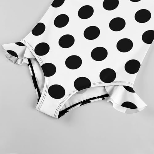 Girls One Piece Swimsuit Falling American Stars Ruffles Swimwear Bathing Suits 3-12 Years4