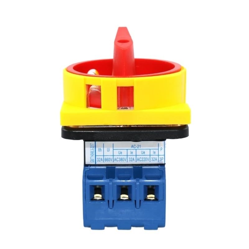 SZD11-32/300010 ON OFF 32A 2 posiciones 3 polos Control principal Aislamiento Disyuntor de carga Interruptor corte energía Controls Switches