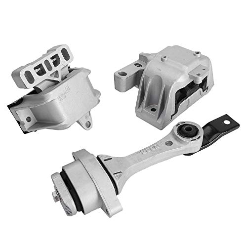 Engine Motor and Transmission Mounts Kit Replacement for 1999-2005 Beetle 1.8L 2.0L 2000-2006 Golf 2.0L 2000-2005 1.8L 2.0L Set of 3pcs A6929 A6935 A6930