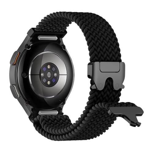 Chubby Bands Un Solo Clic Correa Tejida para Samsung Galaxy Watch 6&4 Classic 46mm 42mm 47mm 43 mm/5Pro 45mm,Elástica Deportiva Correa Nylon Correa para Samsung Watch 7 4 6 5 FE 40mm 44mm