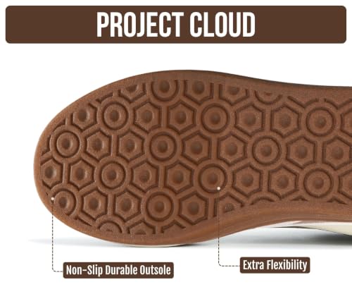 Image of Project Cloud Platform Sneakers for Women Footwear - Memory Foam Insole Womens Shoes, Lightweight and Non-Slip Sole Lace Up Fashion Sneakers for Women 2026 (Volley)