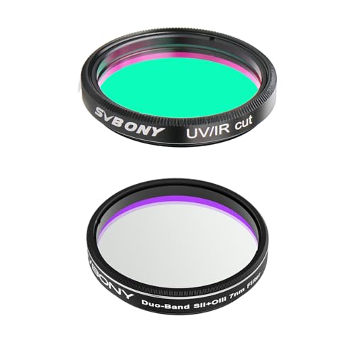 SVBONY 1.25 UV IR Cut & Nebula Filters Bundle