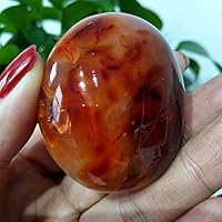 Amazon.co.jp: 天然石赤瑪瑙パームストーンチャクラ