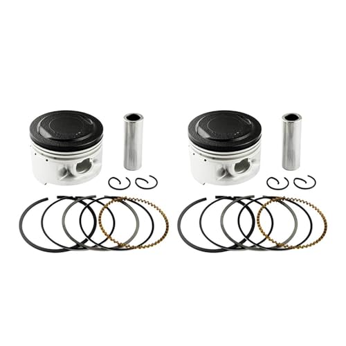 Kit complet segments piston pour XV250 XC125 - Alésage cylindre moto 49mm 49.5mm 50mm