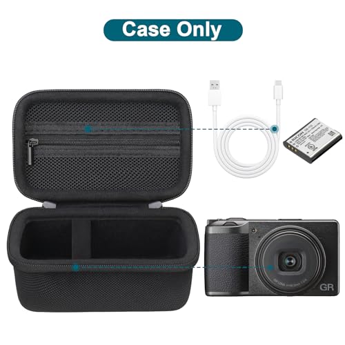 Funda para cámara digital RICOH GR series negra miniatura 2