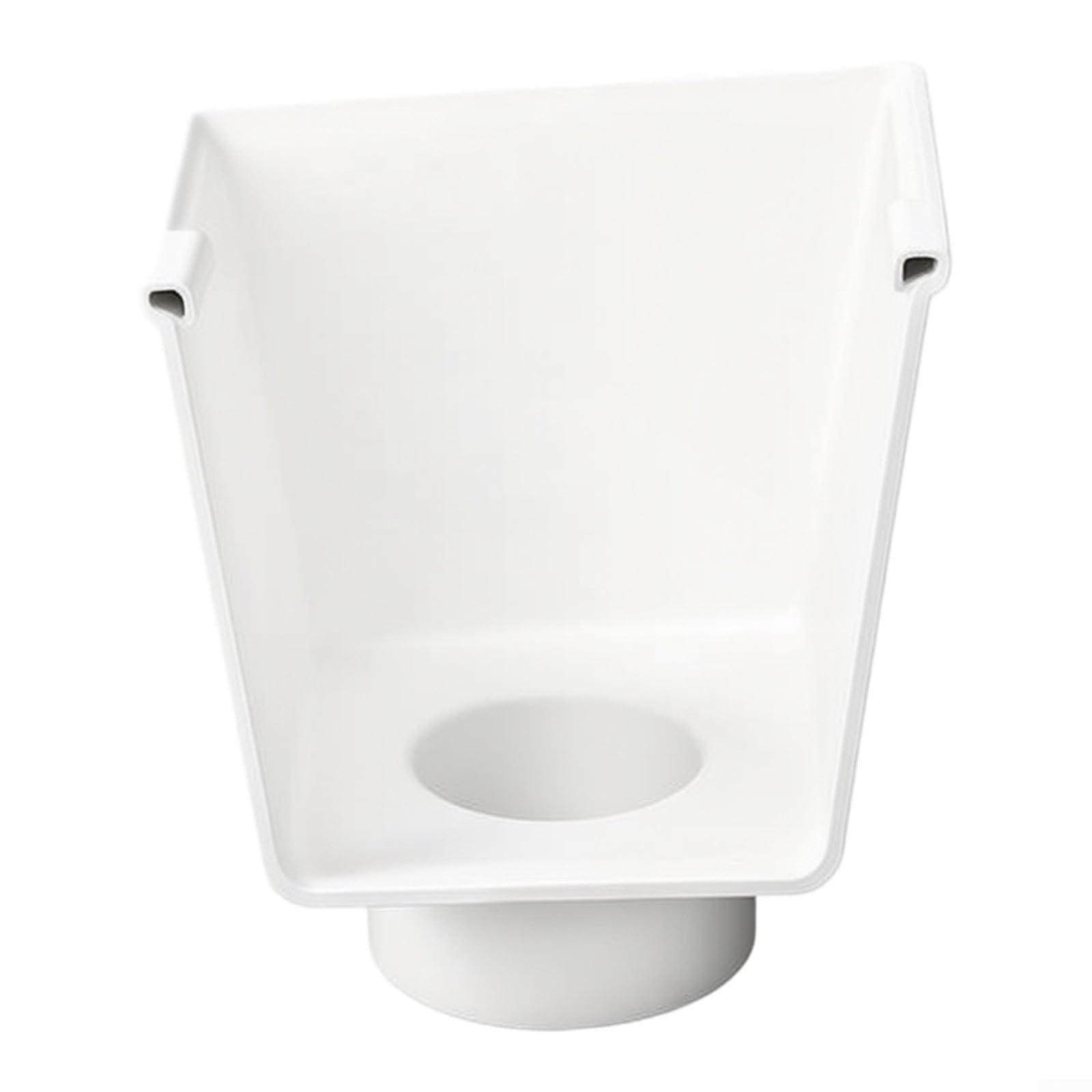 Grondaia in PVC con profilo a U 19 X 16 cm grondaia | Per il drenaggio del tetto e grondaia da giardino per casa, garage e giardino, terrazza e carport (L)