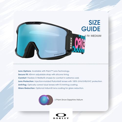 Image of Oakley Line Miner LARGE /MEDIUM Ski Goggles for Men for Women