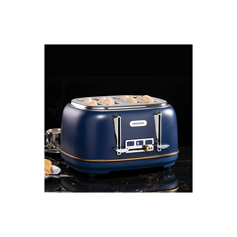 Daewoo Astoria 4 Slice Toaster 220240 V/5060 Hz Navy Blue