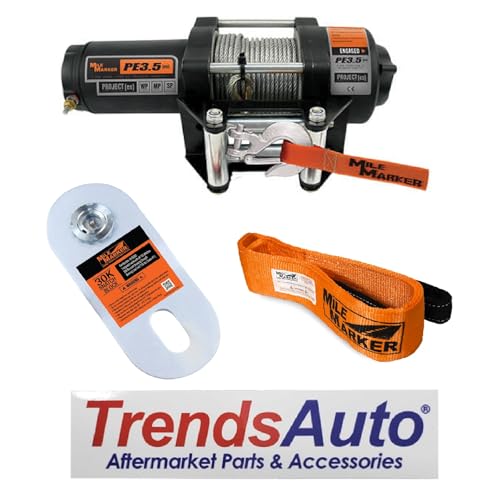 Winch eléctrico PE3500 3500 lbs con cable de acero y accesorios miniatura 7