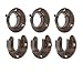 A&F Rod DÃ©cor - 1.5 inch Open/Close Rod Socket (Set of 6) - Cocoa