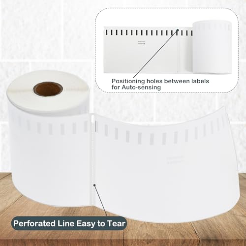 L Liked LD-LX-P 4 Inch X 6 Inch Shipping Labels Compatible With Dymo 1744907 Internet Postage Labels,Strong Adhesive,Waterproof And Perforated,Compatible thumb #4