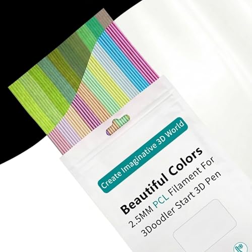 Recambios de filamento PCL 2.5 mm de 10 colores para bolígrafo 3Doodler Start