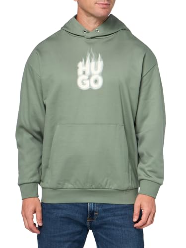 HUGO Men's Smokey Logo Hooded Sweatshirt