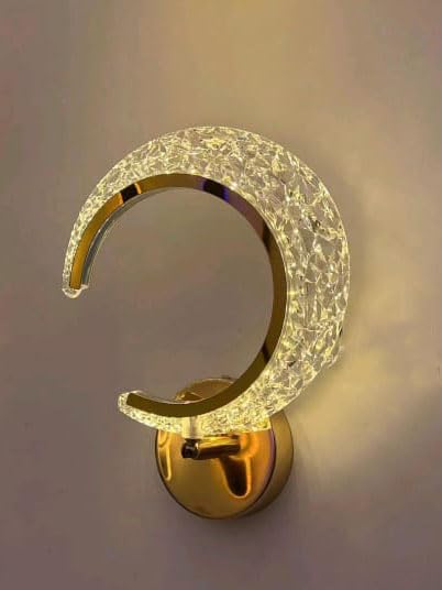 Image of Gold Luxury Modern Creative Three Color Led Wall Lamp for Living Room Bedroom Etc Home Decoration. (Pack of 1) GAU - LED A704 Wall LAMP