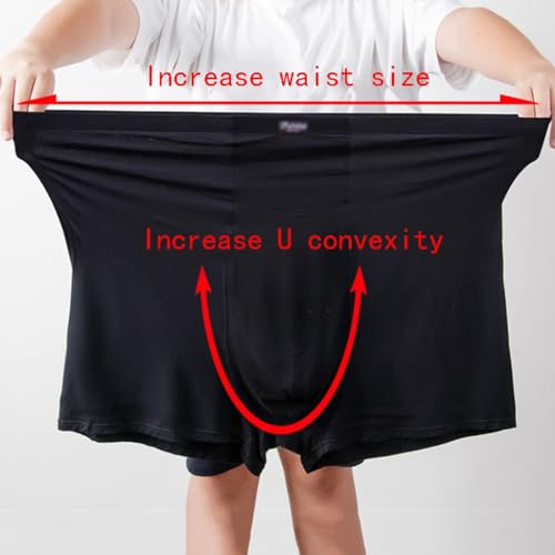 ElzEy 2XL-13XL 47KG-210KG Men's Underwear Plus Size Oversized Inner Pants Boxer Briefs Big and Tall (3 Pack)2