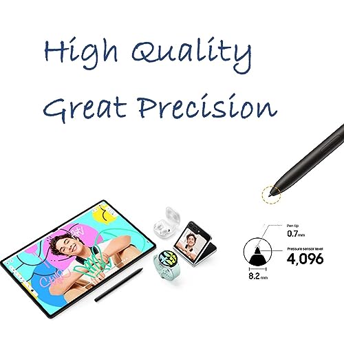 Image of Galaxy Tab S9 Stylus Pen Replacement for Samsung Galaxy Tab S9 /S9 Plus /S9 Ultra S Pen All Versions, Tab S9 S Pen Compatible with Samsung Galaxy Tab S9 /S9+ /S9 Ultra,with Tips and Card Pin(Black)