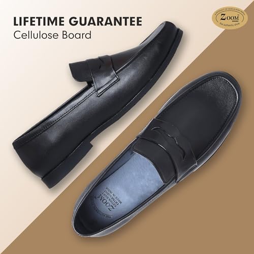 Image of Zoom Shoes Leather Boot for Men Formal Shoes for Adult Super Comfortable with Cushioned Insole for Office /Party A-1137