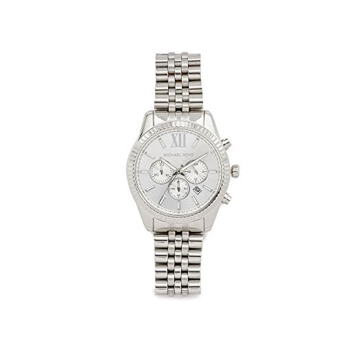 Michael Kors Men's Lexington Silver-Tone Watch MK8405
