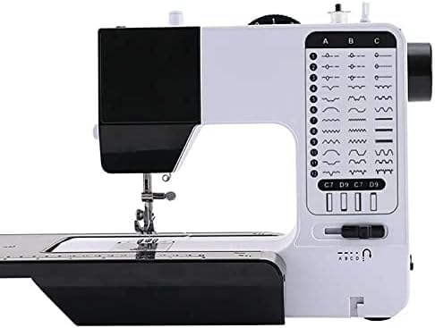 Machine À Coudre Industrielle Robuste, Machine À Broder Portable Avec 38 Points Intégrés, Veilleuse Et Table Dextension Pour Les Projets De Couture.