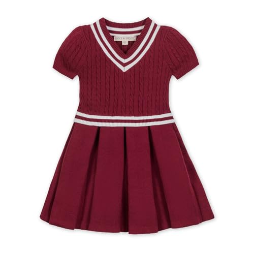 Image of Hope & Henry Girls' Milano Tipped Sweater Dress