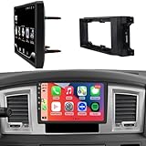 QLED 8 Core Radio Upgrade for Dodge RAM 2006 2007 2008 Touch Screen Stereo Carplay Android Auto Ready Free Camera