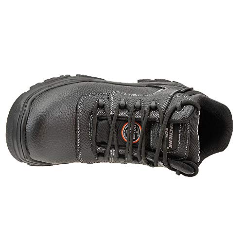 Skechers Skechers for Work Men's Burgin-Sosder Industrial Boot,black embossed leather,7 W US