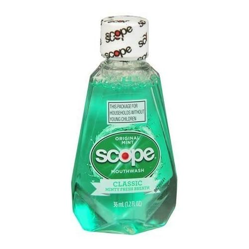 Scope Mouthwash, Original Mint, Travel Size 36ml/1.2oz (18) - Image 2