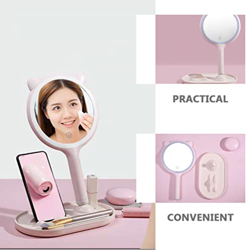 Espejo Maquillaje Led FOMIYES Redondo Compacto miniatura 7